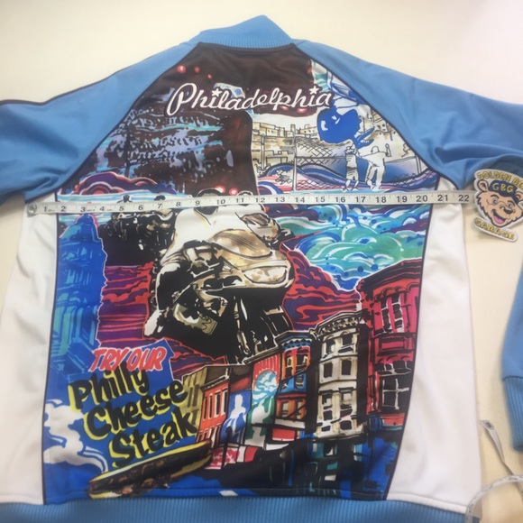 adidas Other - Adidas Philadelphia All Over Print Trackjacket
